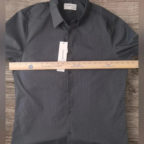 Calvin Klein Move 365 Long Sleeve Button Up NWT - Lg - Picture 9 of 11